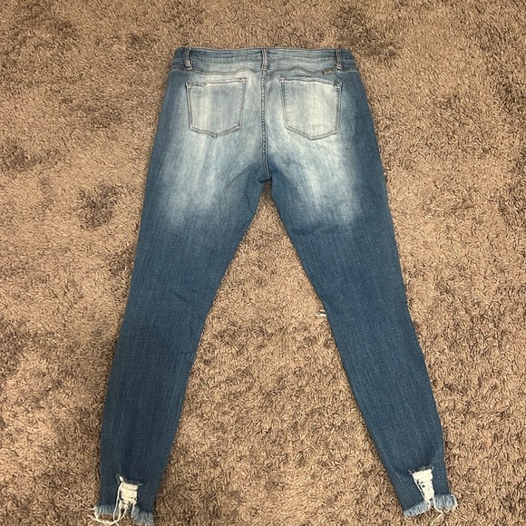 Kancan Skinny Fit Distressed raw hem XL fit 13-15 - Picture 4 of 4
